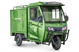 Грузовой электротрицикл Rutrike КАРГО Кабина Дуал